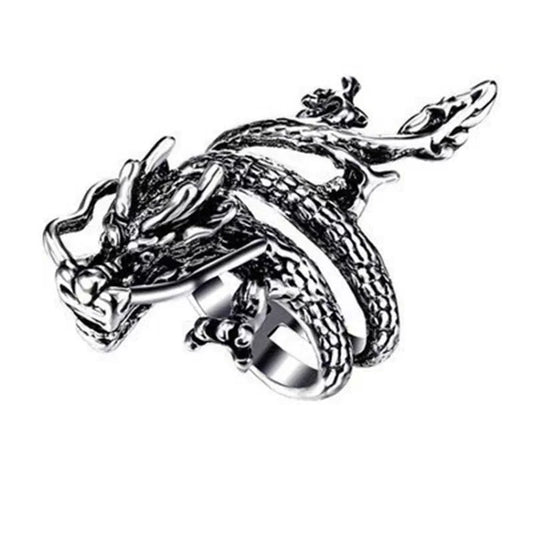 Vintage Dragon & Snake Animal Open Rings