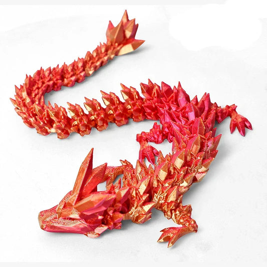 1/2PCS 3D Printed Dragon Egg with Full Articulated Dragon โ Movable Desktop Ornament & Kid Toy
